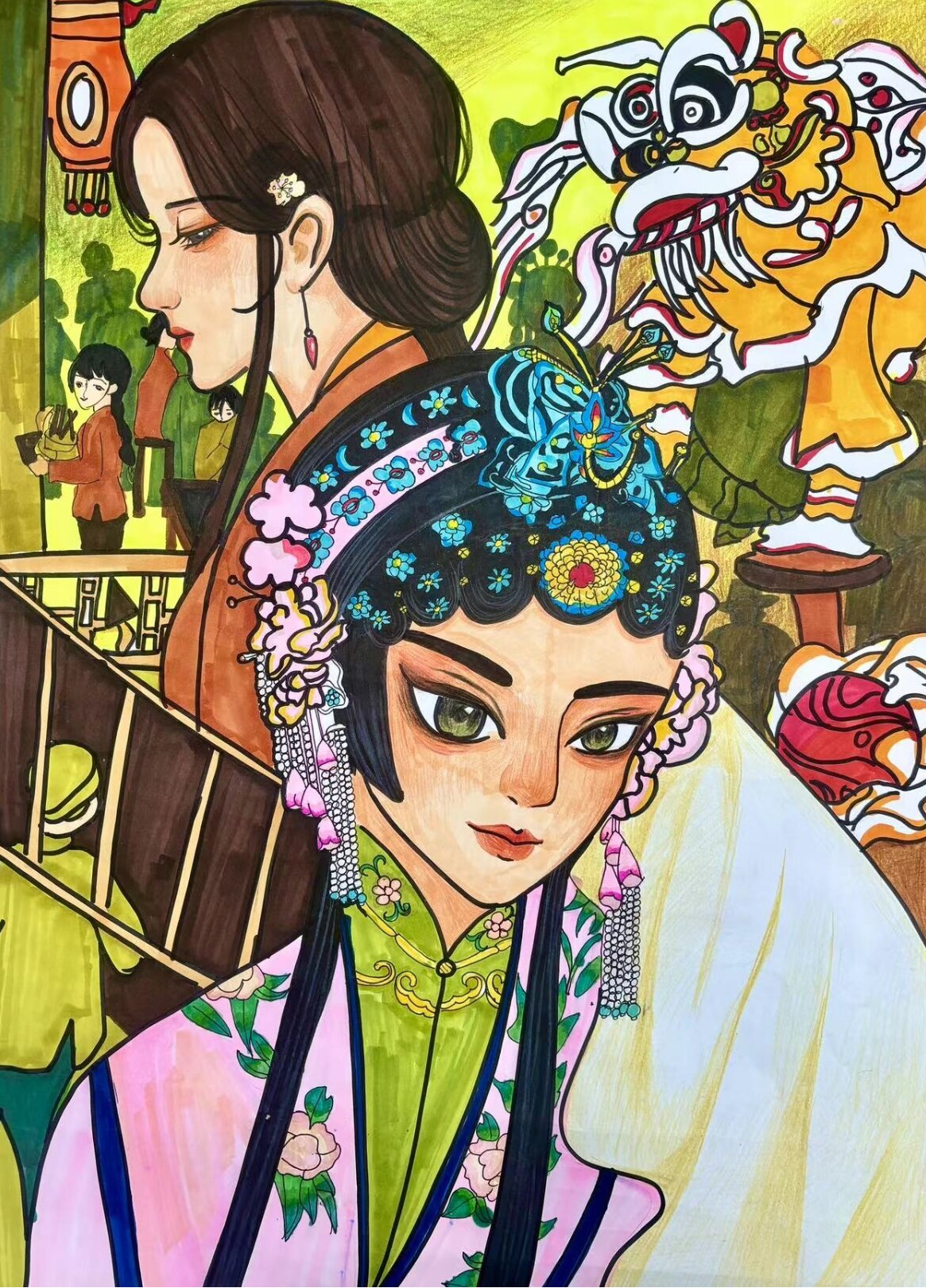 曲江第二学校赵子墨《永恒的艺术》