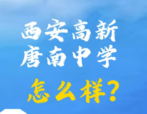 西安高新唐南中学怎么样?