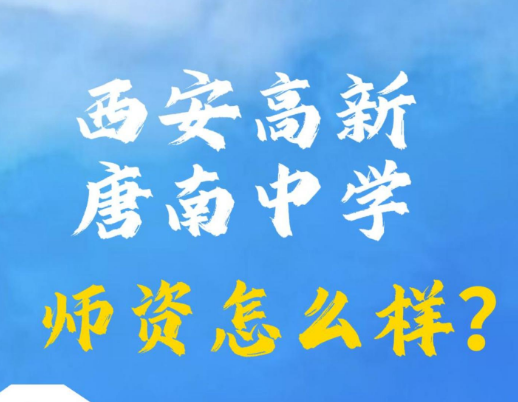 西安高新唐南中学的师资怎么样？
