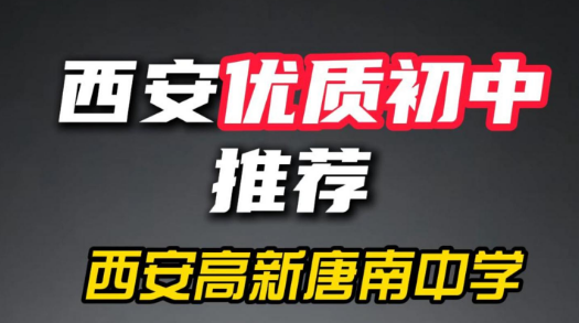 西安优质初中推荐-西安高新唐南中学